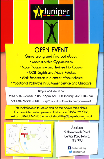 Juniper - Open Event