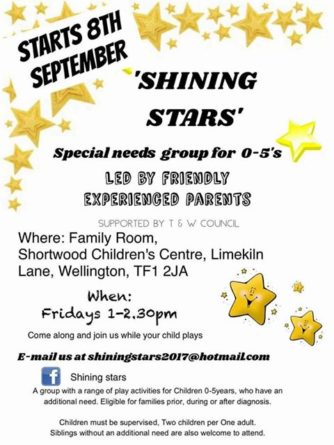 "Shining Stars" Special Needs Group