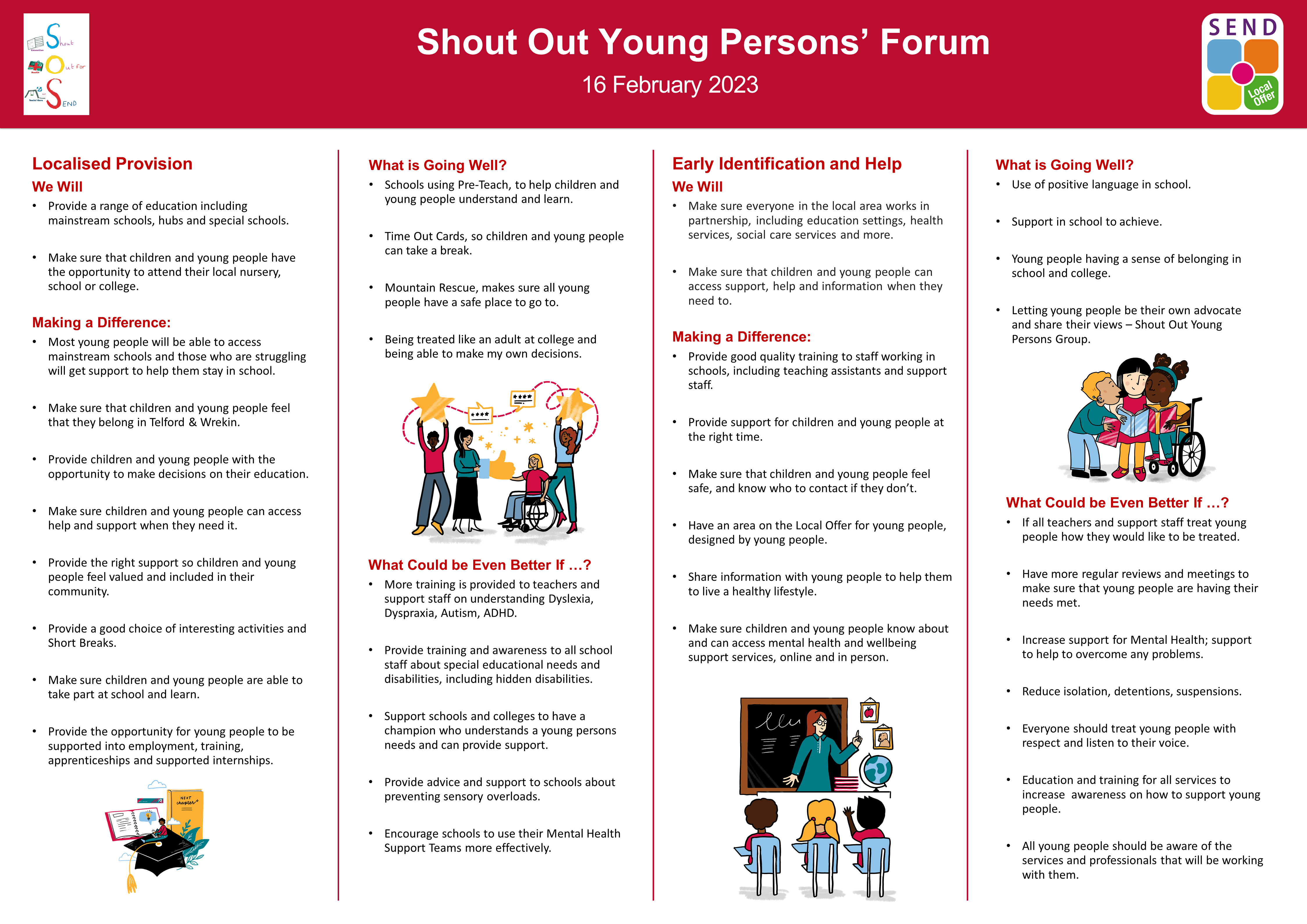 Shout out yp panel poster